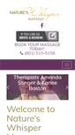 Mobile Screenshot of natureswhispermassage.com